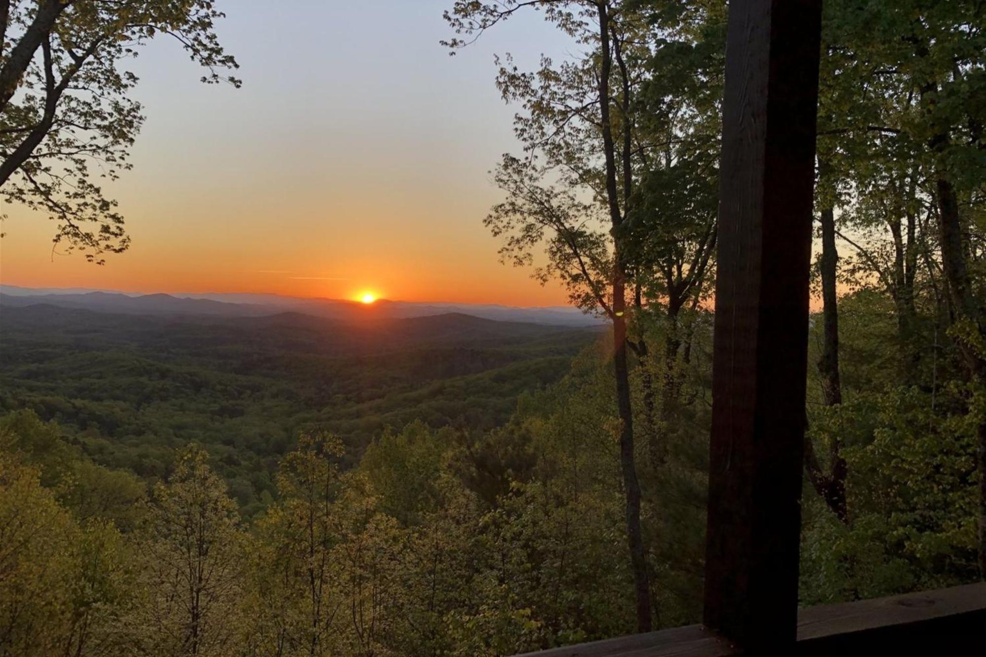 Appalachian Sunrise Amazing Views Close To Blue Ridge Hike From The Cabin Buitenkant foto